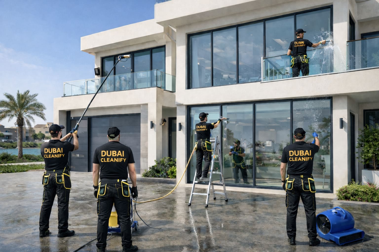 Residential & Commercial Window Cleaning (Interior & Villas) In Dubai